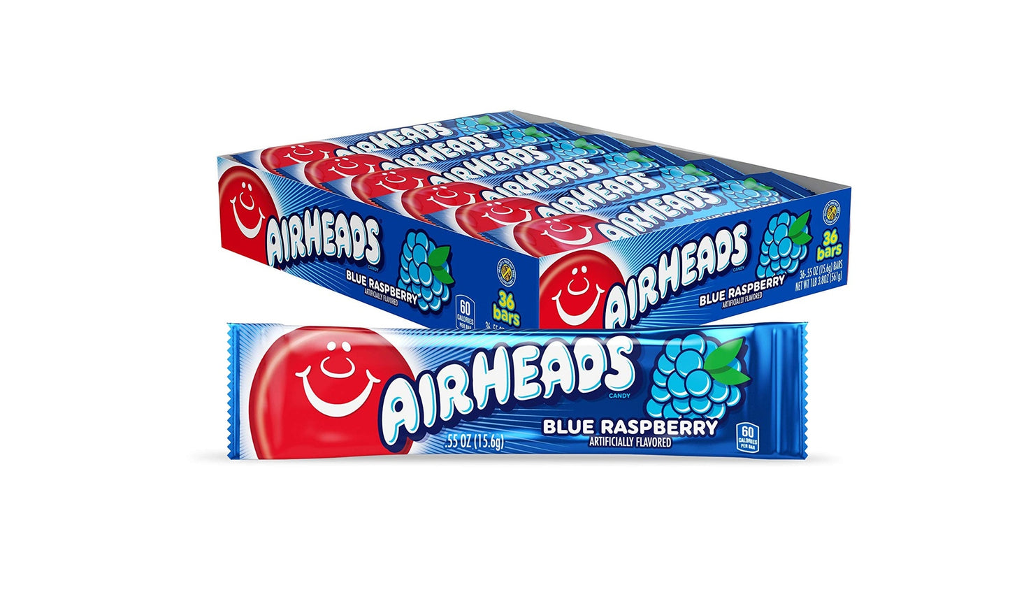 Airheads Bar Blue Raspberry 15 g ( Colis 36 PCS )