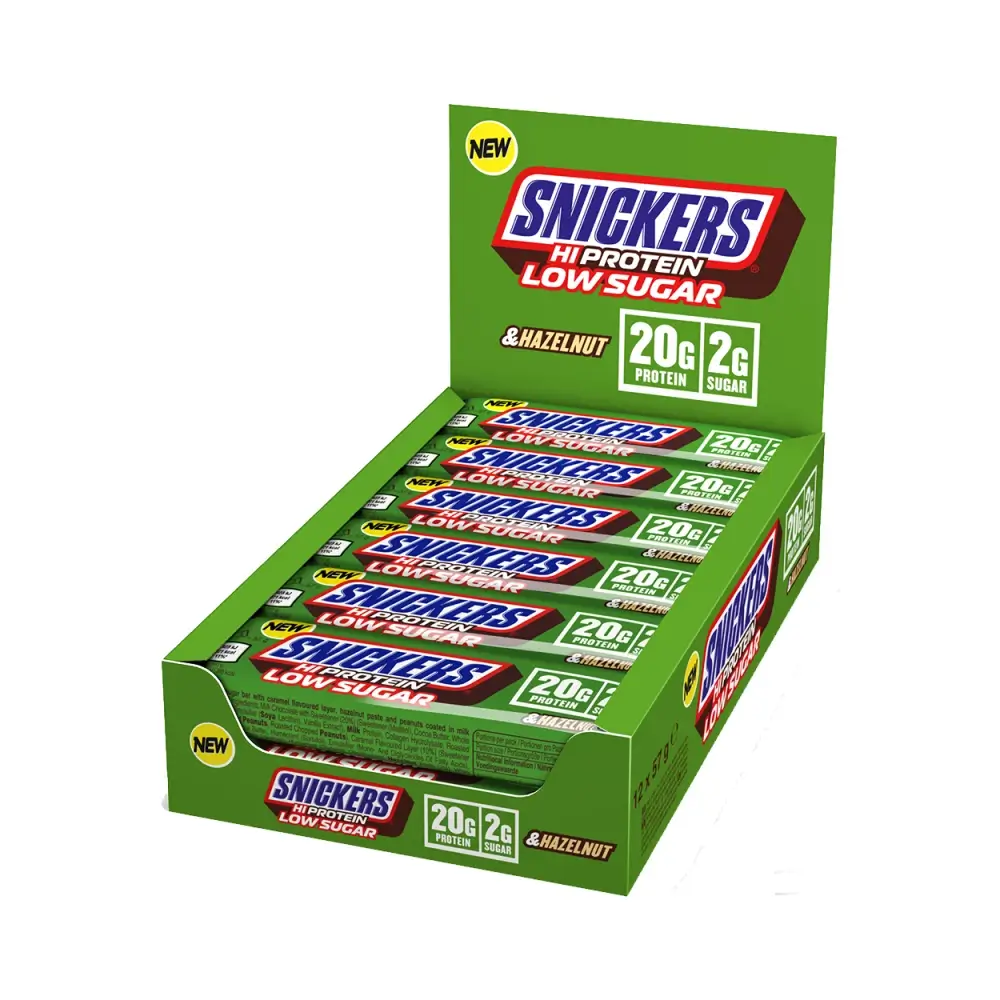 Snickers Hazelnut Low Sugar High Protein Bar 57 g ( Colis 12 PCS )