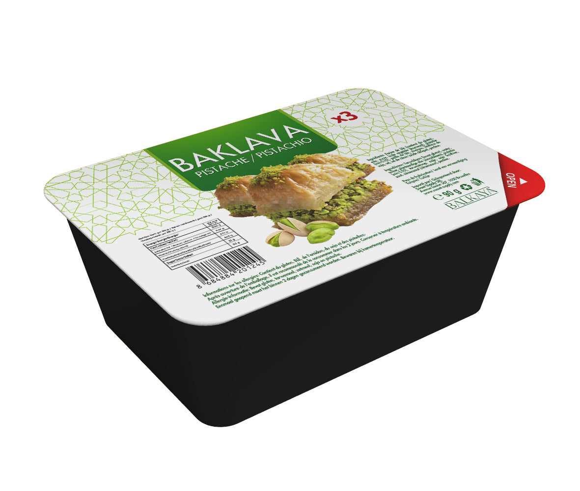 Balkaya Baklava Pistachio Sweet Snack 90 g ( Colis 20 PCS )