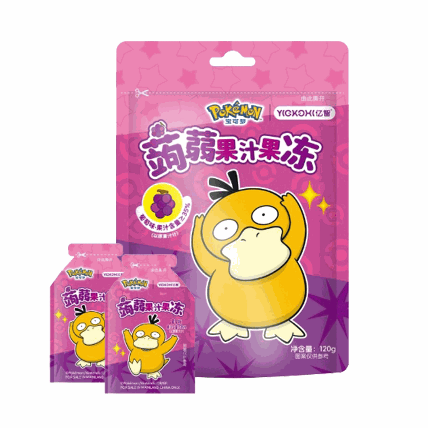 Pokemon Jelly Grape Flavor 120 g