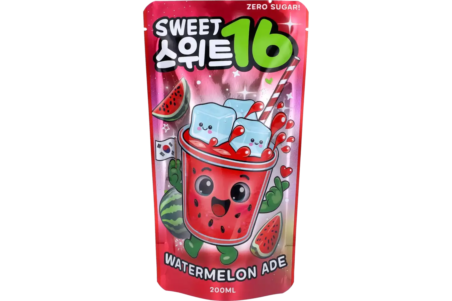 Sweet16 Watermelon Ade Zero Sugar 200 ml ( Colis 10 PCS )