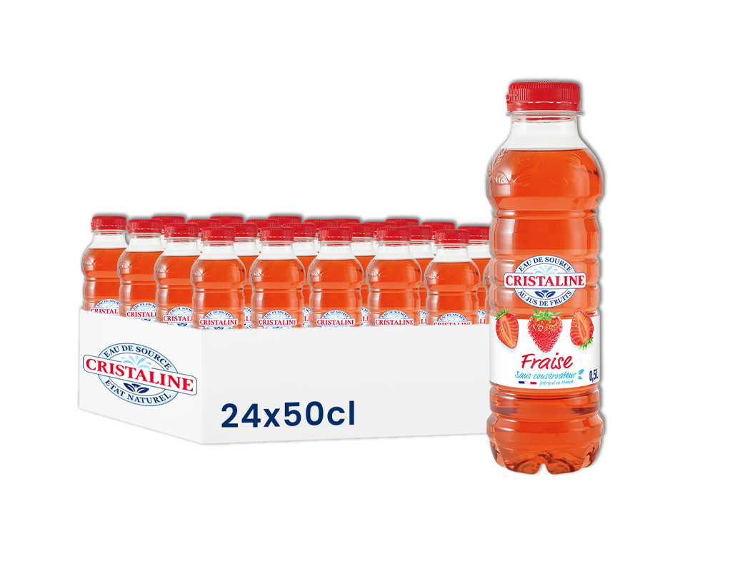 Cristaline Fraise 50 cl ( Colis 24 PCS )