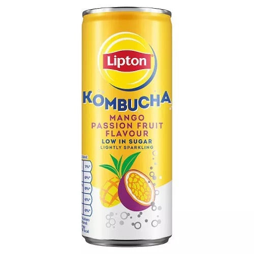 Lipton Kombucha Mango & Passion 250 ml ( Colis 24 PCS )