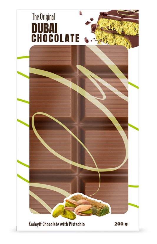 The Original Dubai Chocolate Kadayif and Pistachio 200 g