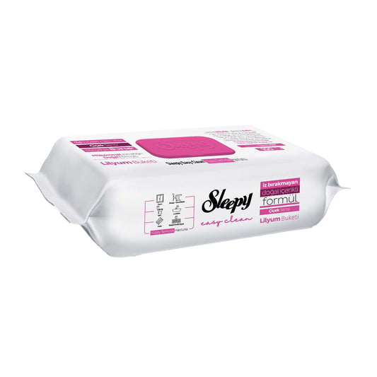 Sleepy Easy Clean Surface Cleaning Towel Lilyum Bouquet 100 Pack ( Colis 12 PCS )