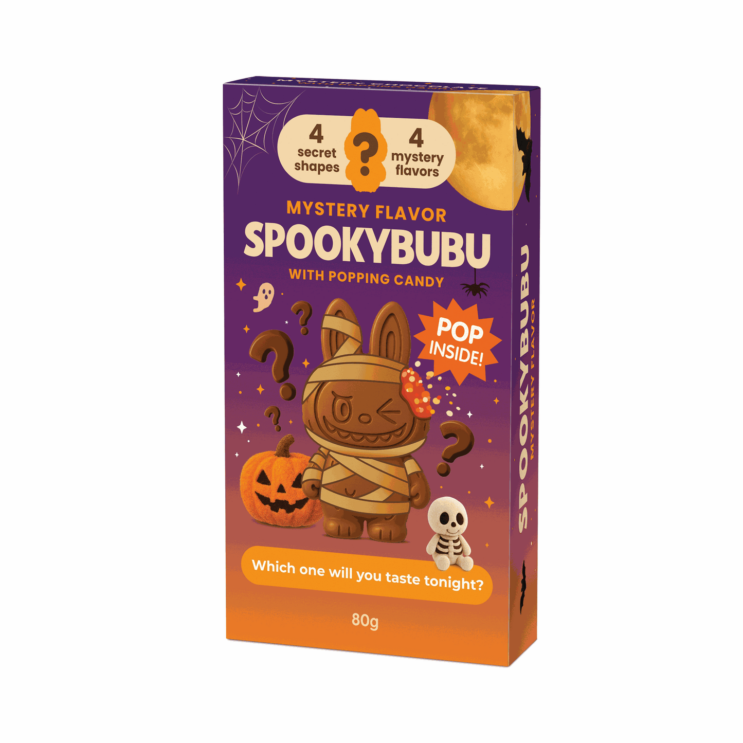 SpookyBubu Mystery Flavor with Popping Candy Halloween Edition 80 g