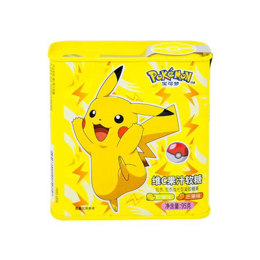 Pokemon Vitamin C Fruit Juice Gummies Lemon & Mango flavor 95 g