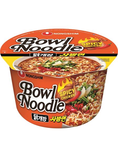 Nongshim Instant Bowl Noodle Spicy Chicken 100 g
