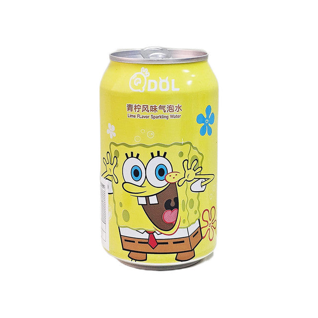 QDOL  Spongebob  Squarepants  Lime Flavor Soda  330 ml ( Colis 24 PCS )
