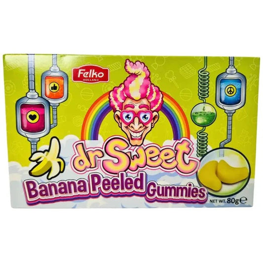 Dr Sweet Peeled Banana Gummies 80 g