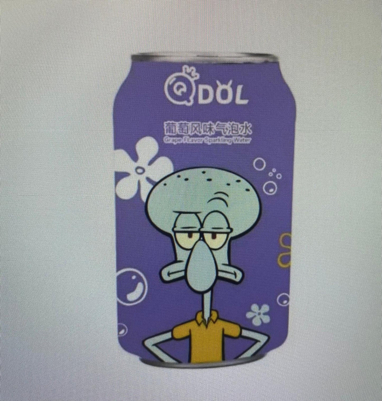 QDOL Spongebob Squarepants Grape Flavor Soda 330 ml