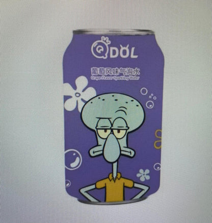 QDOL Spongebob Squarepants Grape Flavor Soda 330 ml