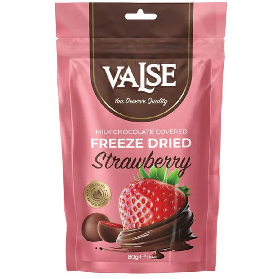 Valse Freeze Dried Strawberry & Milk Chocolate 80 g