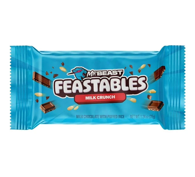 Mr Beast Feastables Chocolate Milk Crunch 60 g ( Colis 10 PCS )