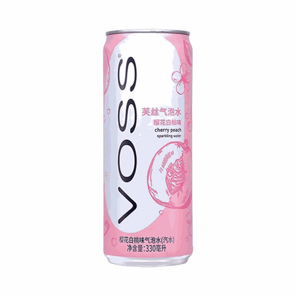 Voss Sakura Cherry Peach Sparkling Water 330 ml