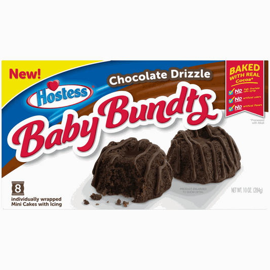 Hostess Baby Bundts Chocolate 284 g