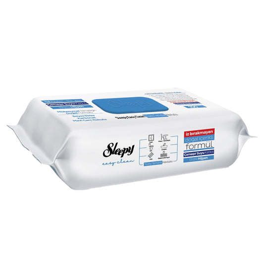 Sleepy Easy Clean Surface Cleaning Towel Bleach 100 Pack ( Colis 12 PCS )