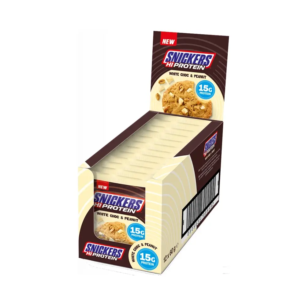 Snickers White High Protein Cookie 60 g ( Colis 12 PCS )