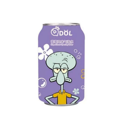 QDOL Spongebob Squarepants Grape Flavor Soda 330 ml