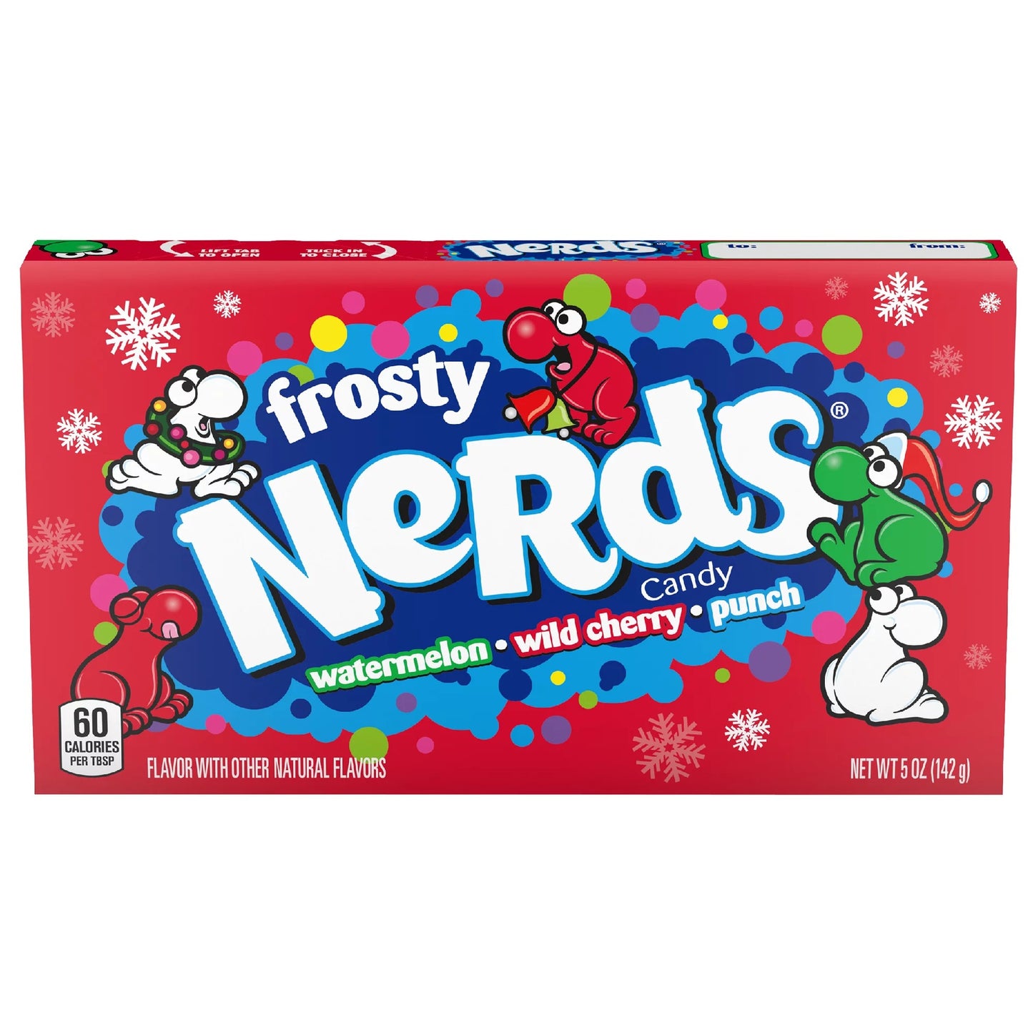 Frosty Nerds Watermelon, Cherry & Punch 141 g ( Colis 12 PCS )