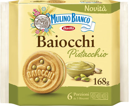 Mulino Bianco Baiocchi al Pistacchio 168 g