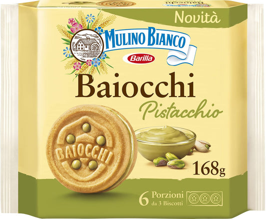 Mulino Bianco Baiocchi al Pistacchio 168 g