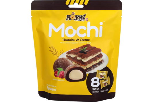 Royal Family Mochi Tiramisu & Creme 120 g  ( Colis 12 PCS )