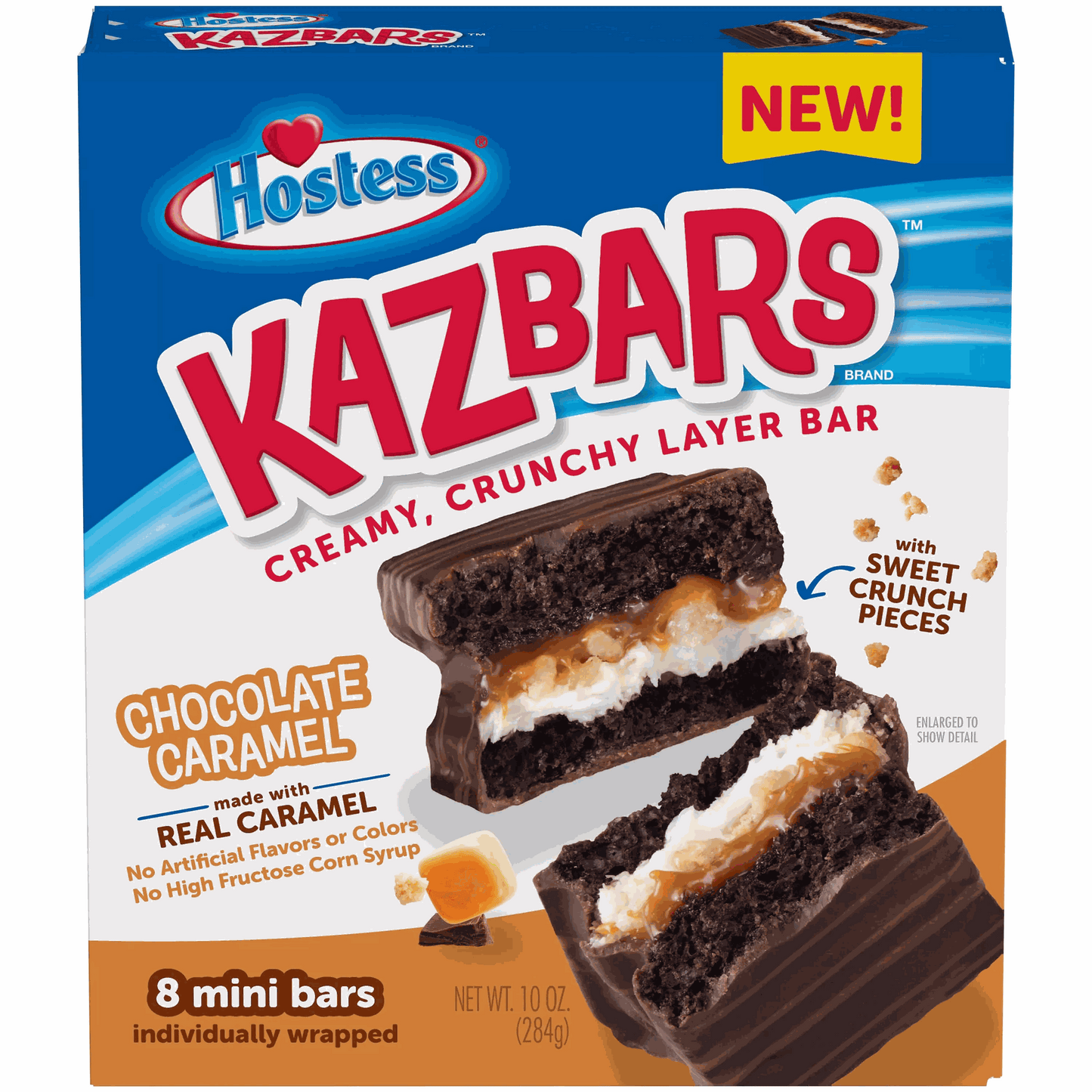 Hostess Chocolate & Caramel Kazbars 284 g