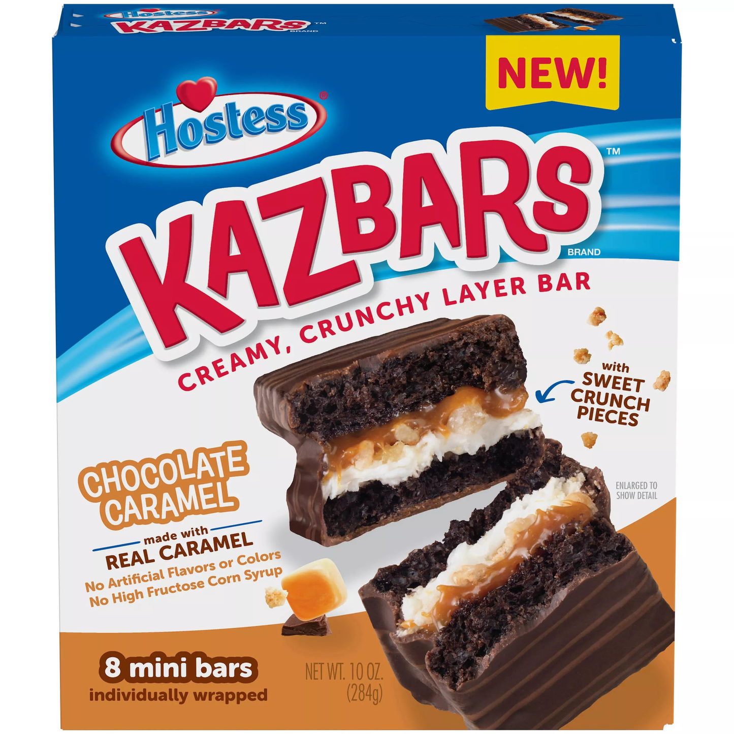 Hostess Chocolate & Caramel Kazbars 284 g