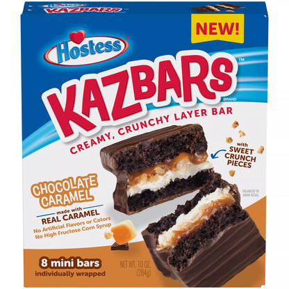 Hostess Chocolate & Caramel Kazbars 284 g