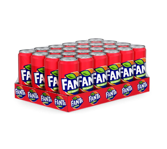 Fanta Fraise Algerie Canette 330 ml ( Colis 24 PCS )