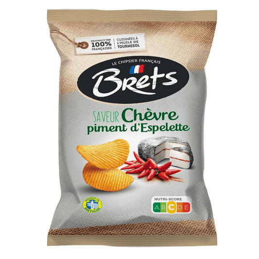 Bret's Chèvre Piment D'espelette 125 g ( Colis 10 PCS )