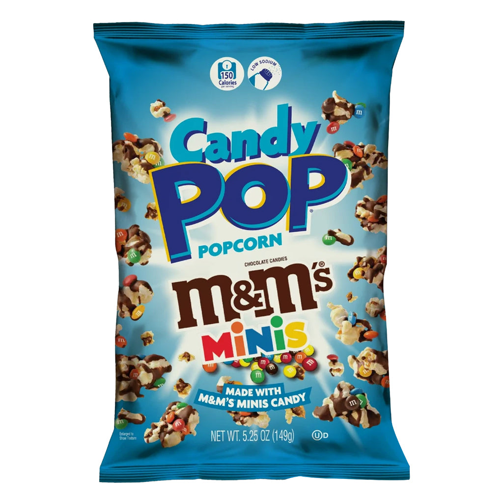 Candy Pop Popcorn M&M's Minis 149 g ( Colis 12 PCS )