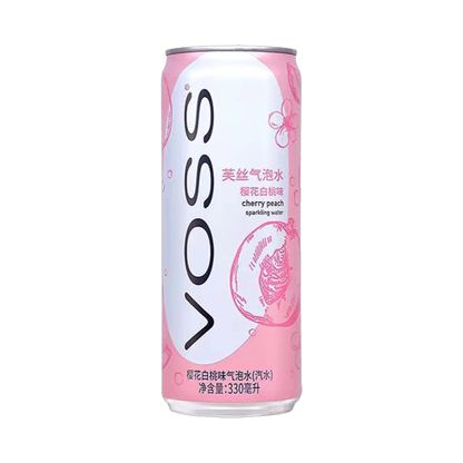 Voss Sakura Cherry Peach Sparkling Water 330 ml