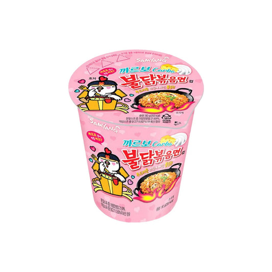 Samyang Buldak Carbonara Hot Chicken Flavor Ramen Cup 80 g ( Colis 12 PCS )
