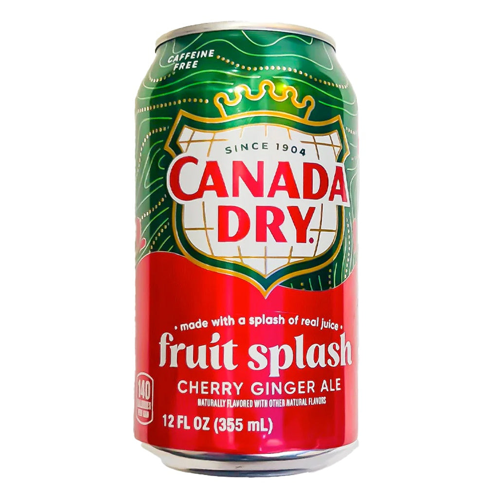 Canada Dry USA Fruit Splash Cherry Ginger Ale 355 ml ( Colis 24 PCS )