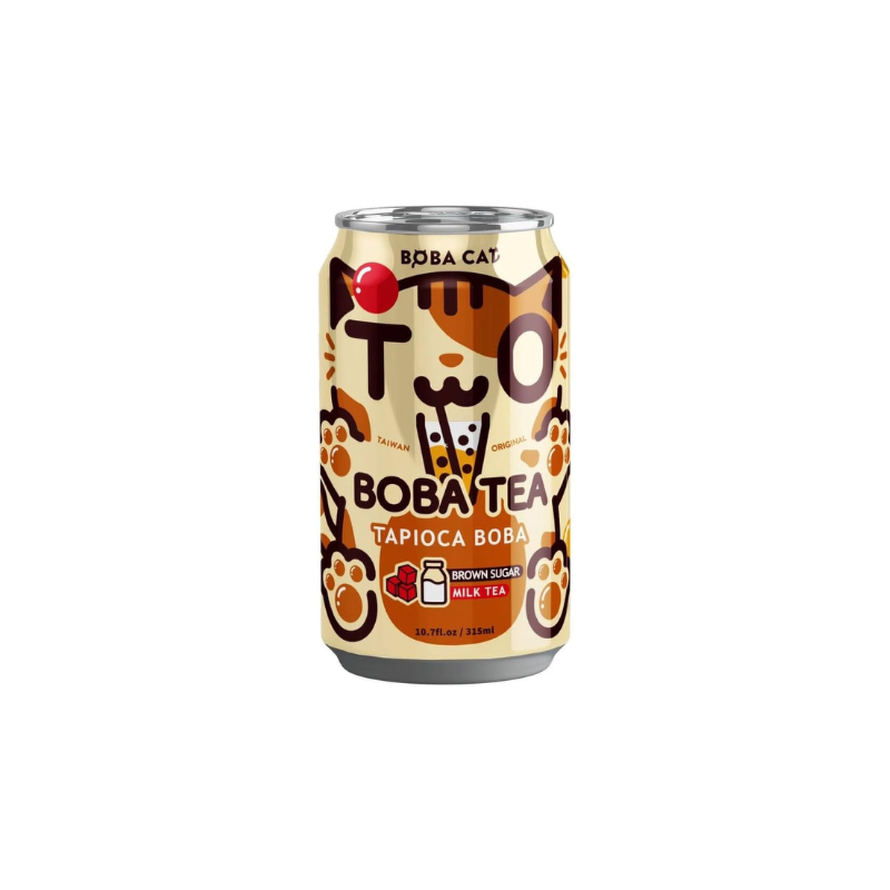 Boba Cat Brown Sugar Boba Milk Tea 315 ml