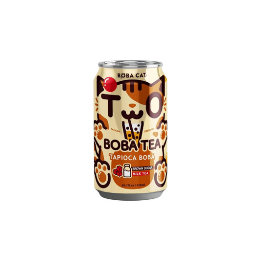 Boba Cat Brown Sugar Boba Milk Tea 315 ml