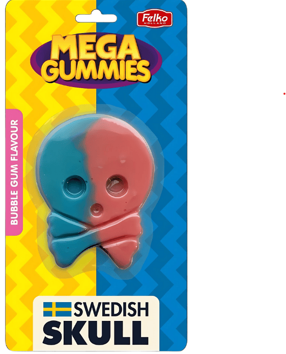 Mega Gummies Swedish Skull 120 g
