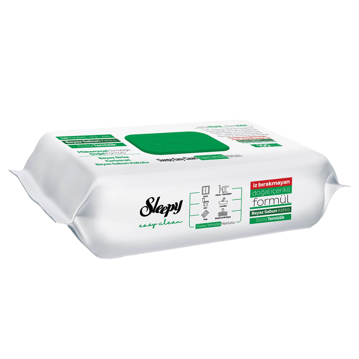 Sleepy Easy Clean Surface Cleaning Towel Soap 100 Pack