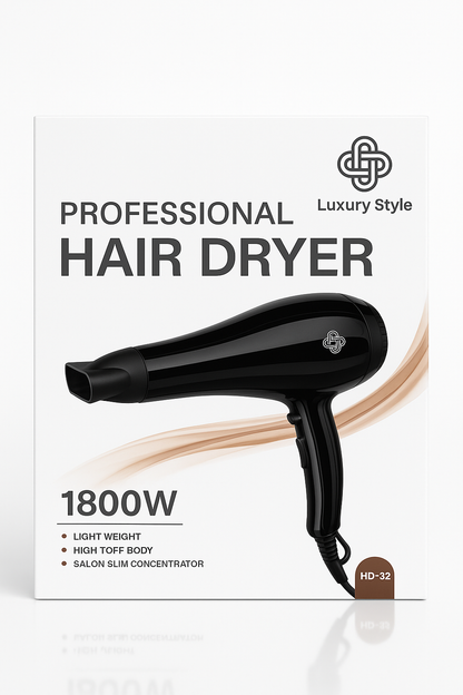 Luxury Style Professional Hair Dryer 2200W HD-106