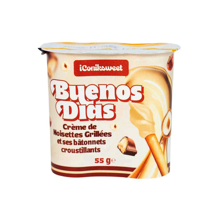 Buenos Dias Hazelnut Cream with Crispy Sticks 55 g
