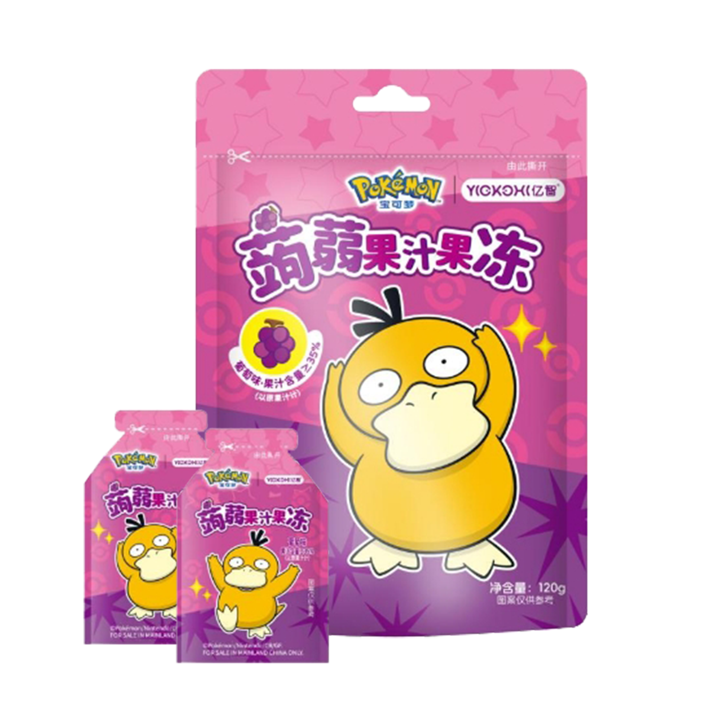 Pokemon Jelly Grape Flavor 120 g