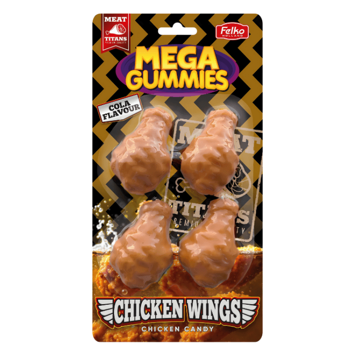 Mega Gummies Chicken Wings 120 gr
