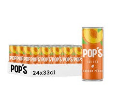 Pop’s Peche 33 cl ( Colis 24 PCS )